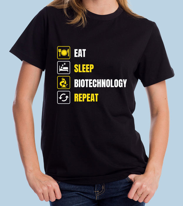 EAT. SLEEP. BIOTECHNOLOGY. REPEAT Quote Premium T-Shirts
