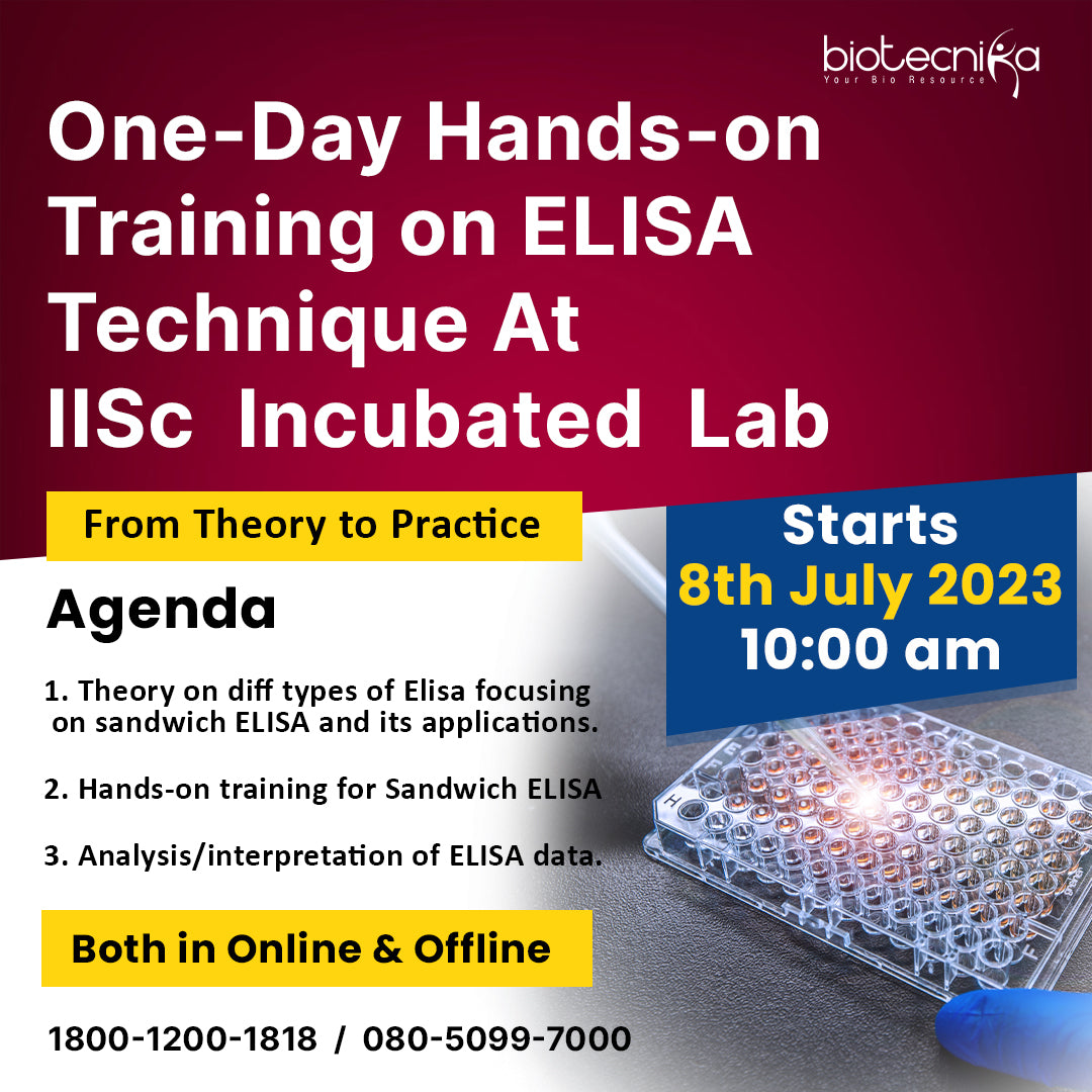 One-Day Hands-on Training on ELISA Technique at IISc Incubated Lab: Fr ...