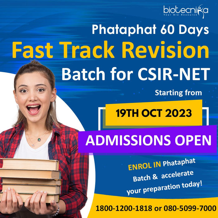 60 Days Fast Track Revision Batch For CSIR NET Dec 2023 Exam