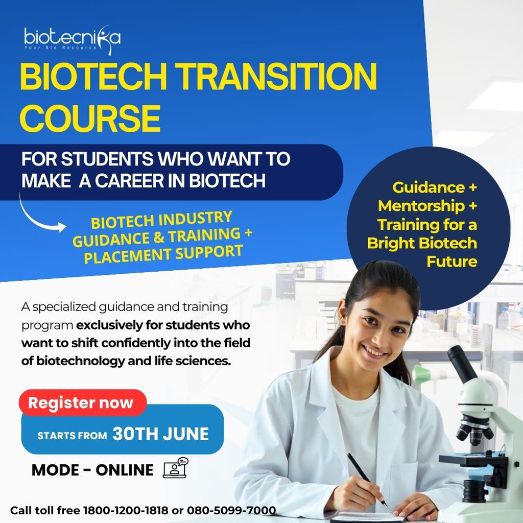 Biotech Transition Course Biotech Industry Guidance &