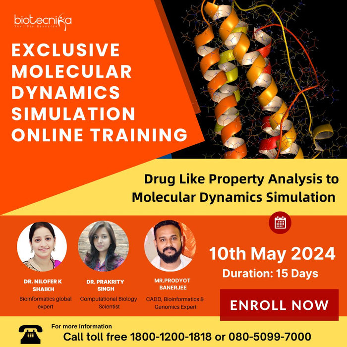 Molecular Dynamics Simulation Online Hands-on Training