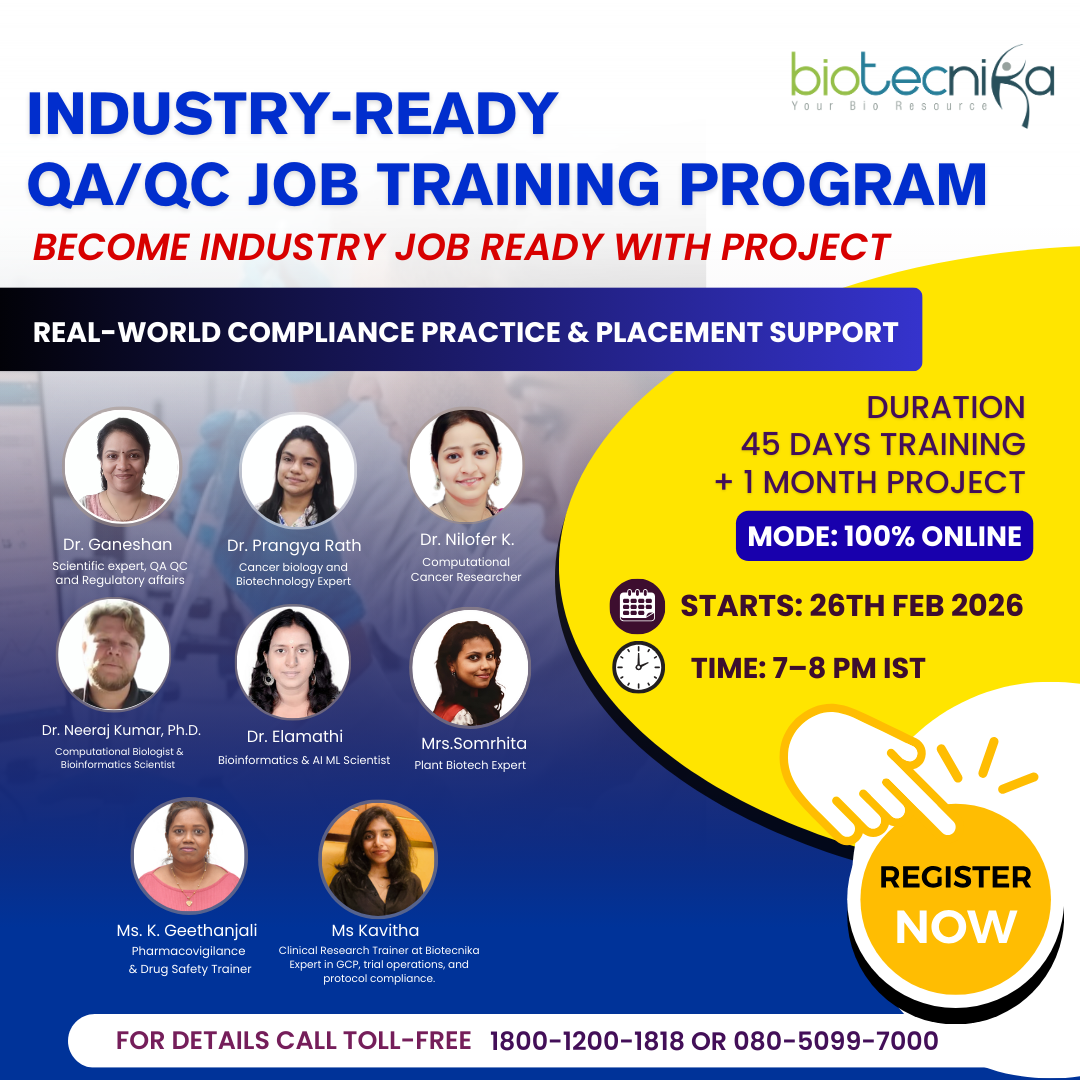 Industry-Ready QA/QC Job Training Program With Project, Real-World  Compliance Practice & Placement Support