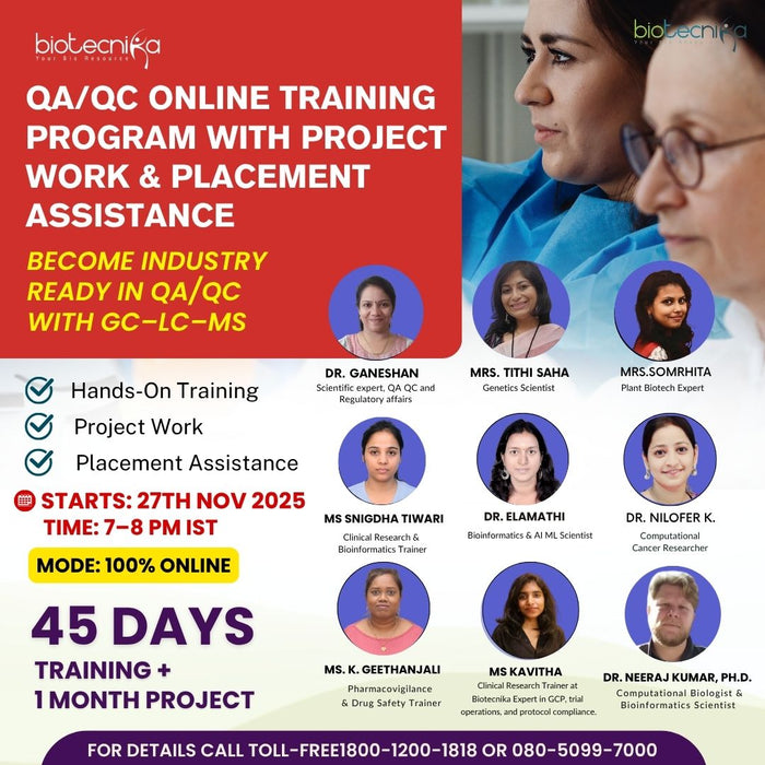 Industry Ready QA/QC Online Training Program With Project Work & Placement Assistance