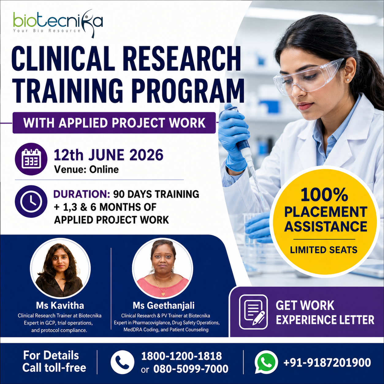 Clinical R Search Program Clinical Research Training Program With 1, 3 & 6 Months Applied Projec ...
