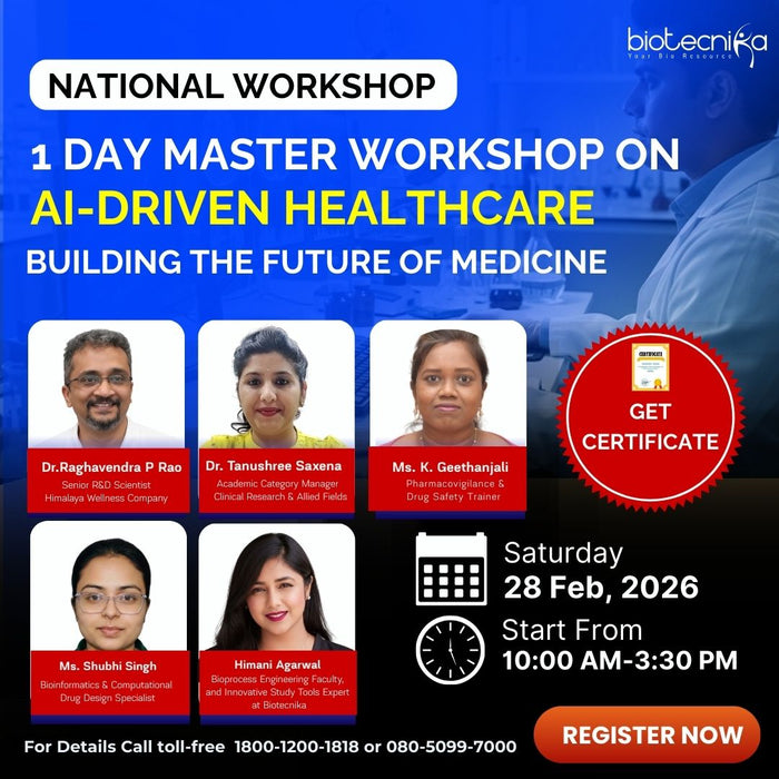 1 Day Master Workshop on AI-Driven Healthcare: Building the Future of Medicine