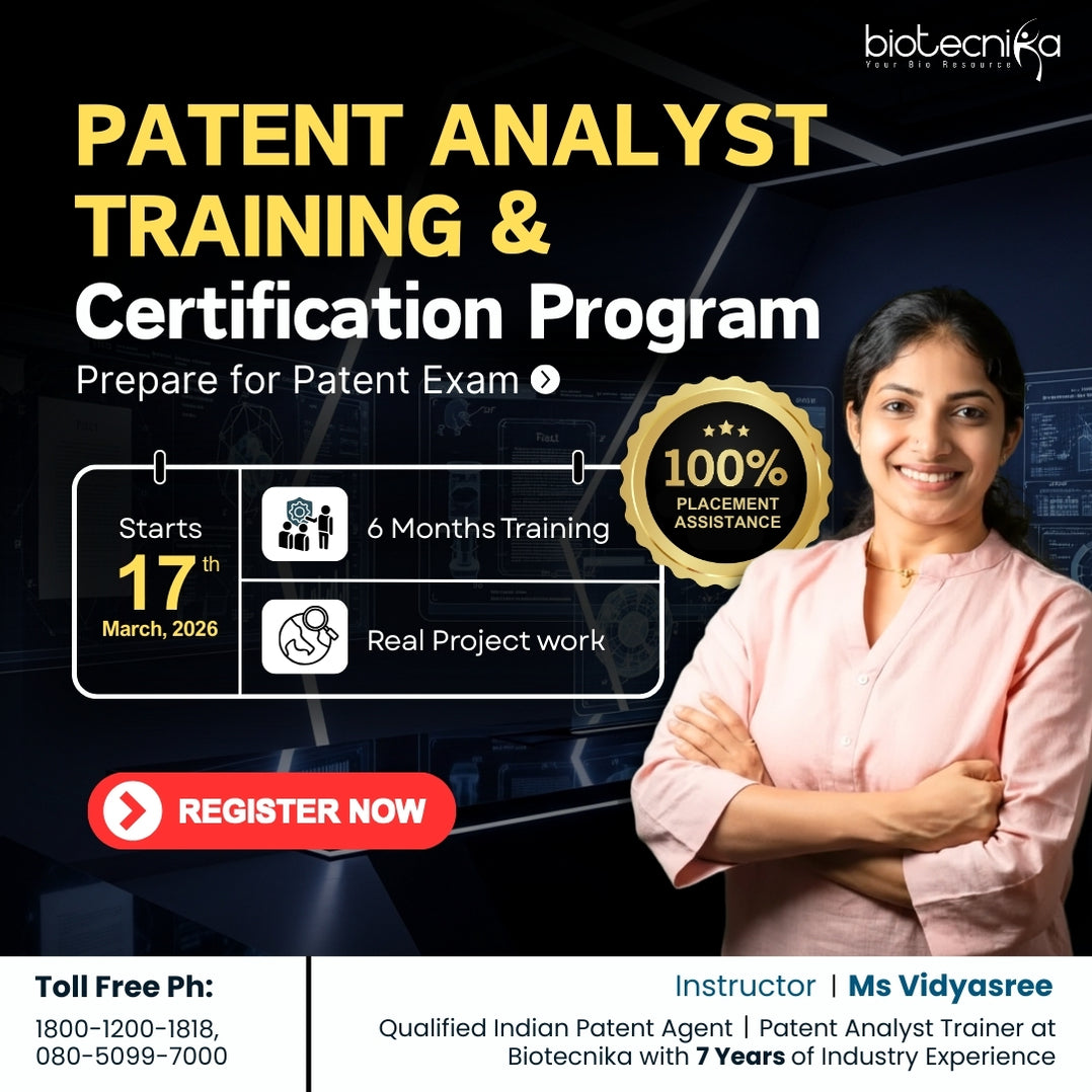 Patent Analyst Training & Certification Program - 6 Months Training ...