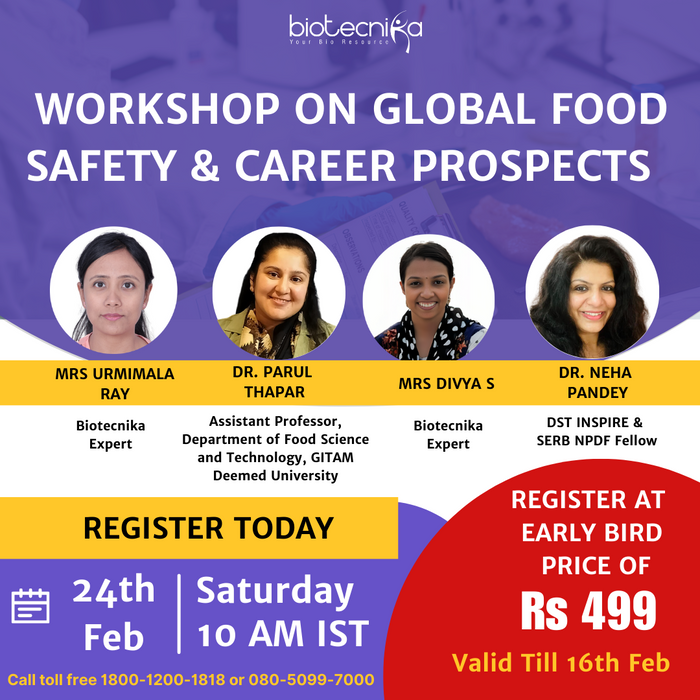 Global Food Safety & Career Prospects Workshop