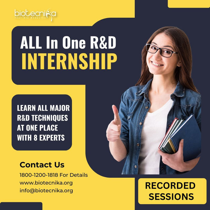 All-in-One R&D Techniques Online Internship - Recorded Sessions