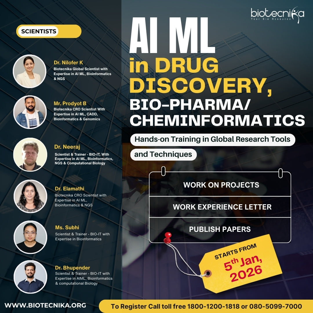 AI/ML in Drug Discovery & Biopharma – Hands-on Training Program with 3 ...