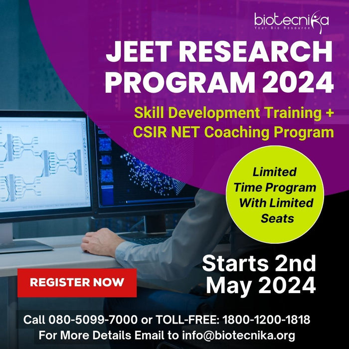 JEET Research Program 2024 - Skill Development Training + Coaching
