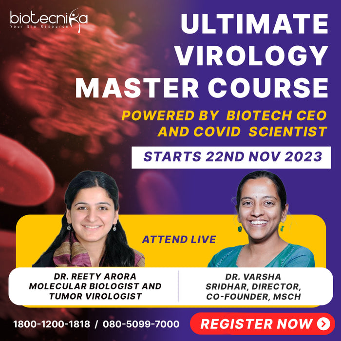 Ultimate Virology Master Course - Powered By Biotech CEO and COVID Scientist - Attend LIVE