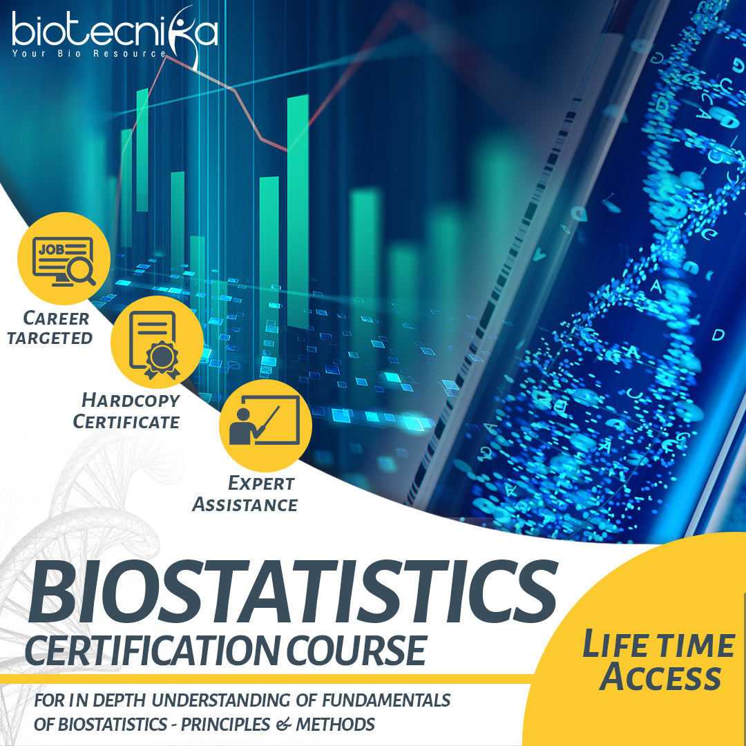 Biostatistics Online Certification Course — BioTecNika Store