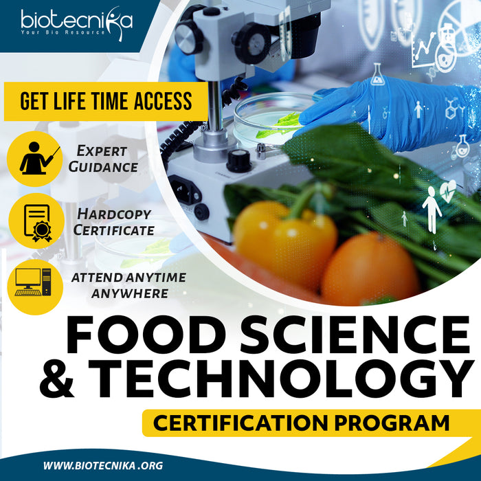 Foodtech Program Food Science & Technology Certification Program — BioTecNika Store