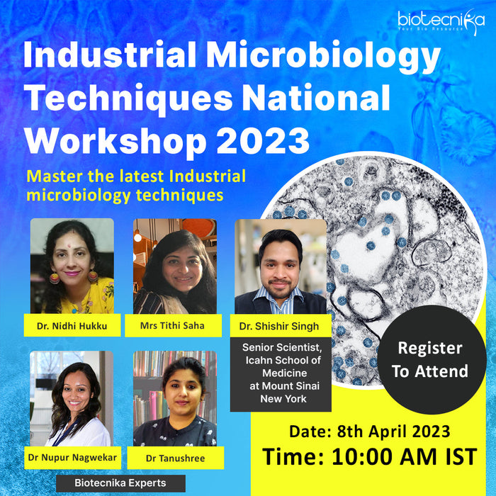 Industrial Microbiology Techniques National Workshop 2023
