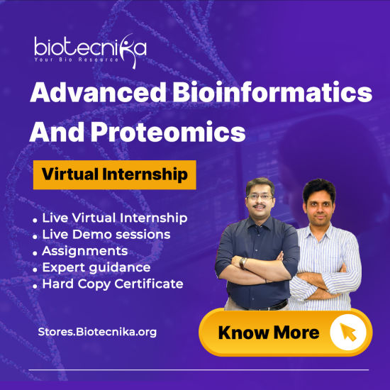 Advanced Bioinformatics and Proteomics Virtual Internship