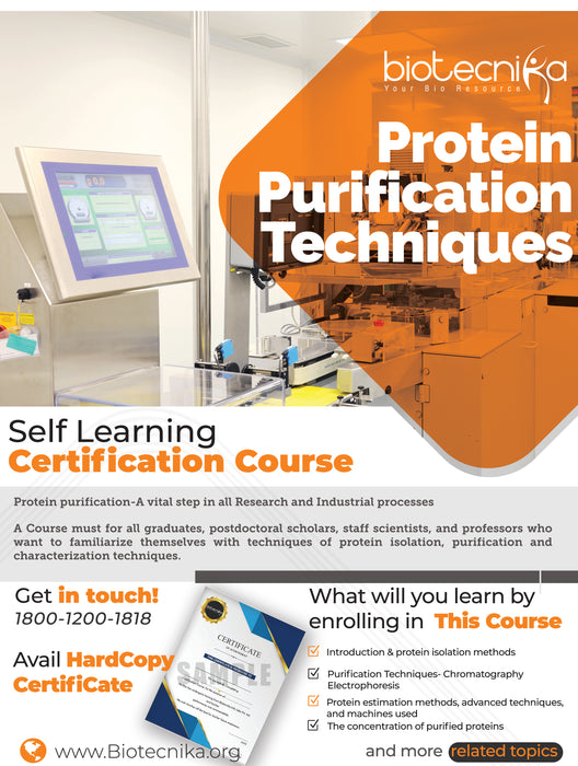 Protein Purification Techniques Certification Course